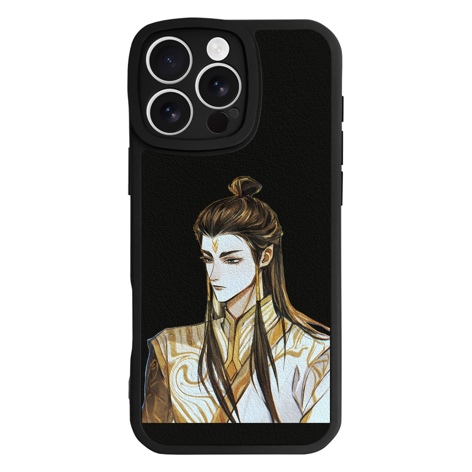 （画像用） Ne Zha 2 ナタ 魔童の大暴れ 【iPhone 16シリーズ対応】シリコンスマホケース（レザー調） 材質：シリコン
